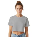 Women's Crop Top | Crew Neck Short Sleeve Casual Top for Everyday Wear