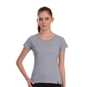 Women's T-shirt | Crew Neck Short Sleeve Casual Tees for Everyday Wear | Grey