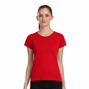 Women's T-shirt | Crew Neck Short Sleeve Casual Tees for Everyday Wear | Red