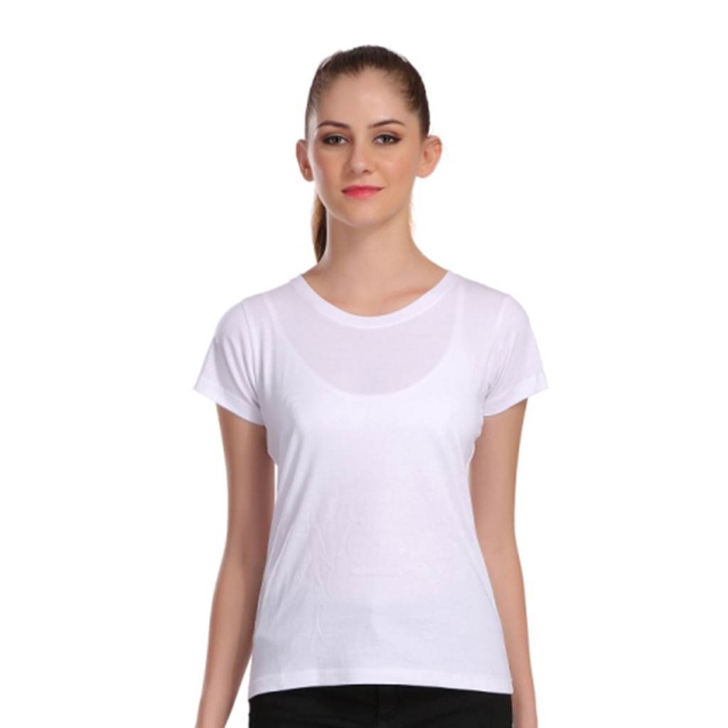 Women's T-shirt | Crew Neck Short Sleeve Casual Tees for Everyday Wear | White
