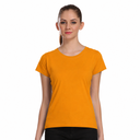 Women's T-shirt | Crew Neck Short Sleeve Casual Tees for Everyday Wear | Yellow