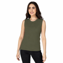 Women's Sleeveless T-shirt | Crew Neck Casual Tees for Everyday Wear